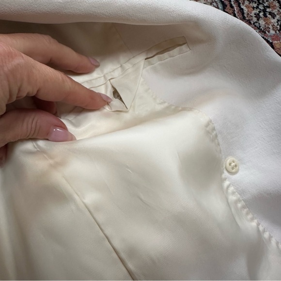 NWOT Aritzia Cherrelle Blazer light birch ( ivory) oversized look Wilfred - Picture 17 of 17